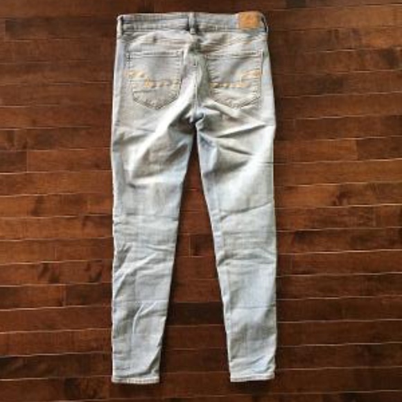 Womens Light Wash Jeggings - Picture 2 of 4